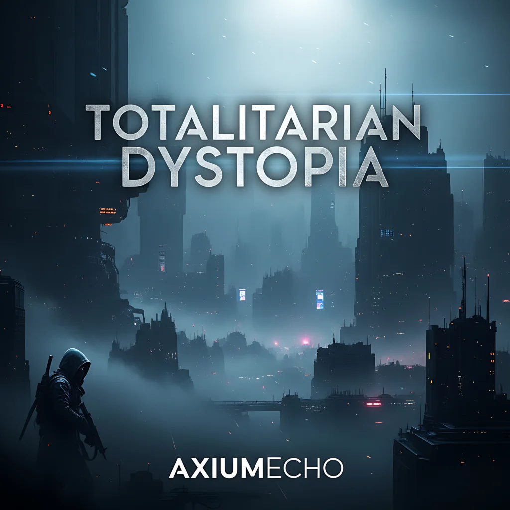 totalitarian dystopia album cover stealth cinematic ost game axiumecho music